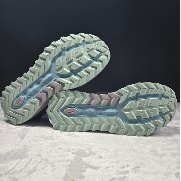 Skechers Womens 8.5 Glide Step Trail Outdoor All Terrain Navy Blue EUC - Picture 6 of 9